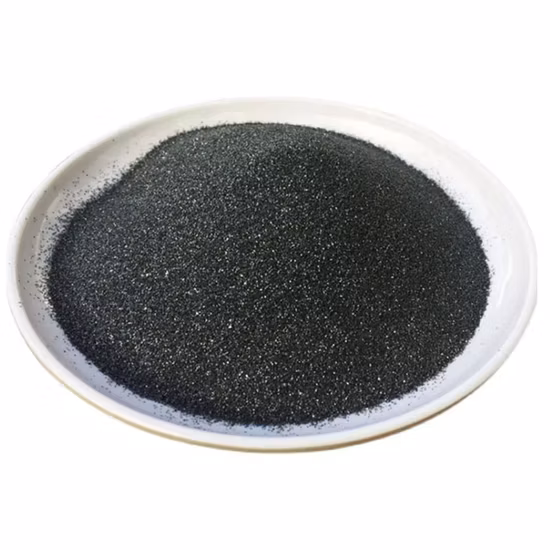 Pó de esmeril Sic de carboneto de silício preto para rebolo