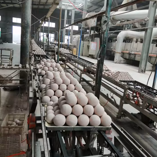 Bola cerâmica da alumina refratária resistente dos meios brancos dos vários tamanhos do material puro alto alto